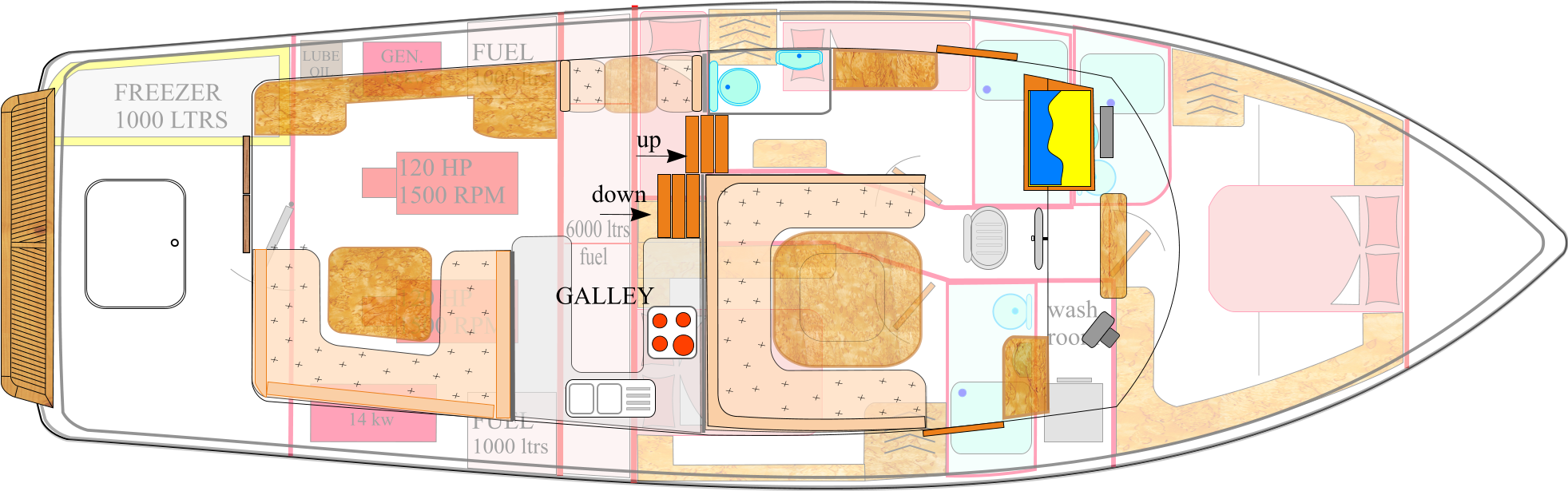 Upper deck layout 1